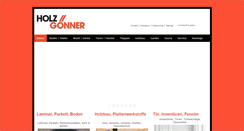 Desktop Screenshot of holz-goenner.de