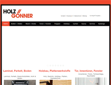Tablet Screenshot of holz-goenner.de